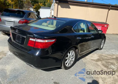 2007 Lexus Ls 460 из США, поврежденный, VIN JTHBL46F875038347